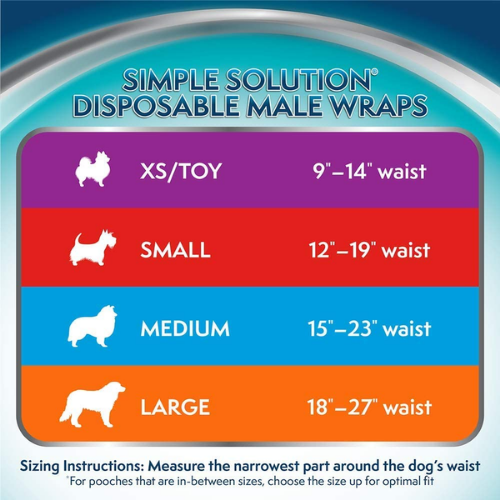 Disposable Dog Diapers for Males